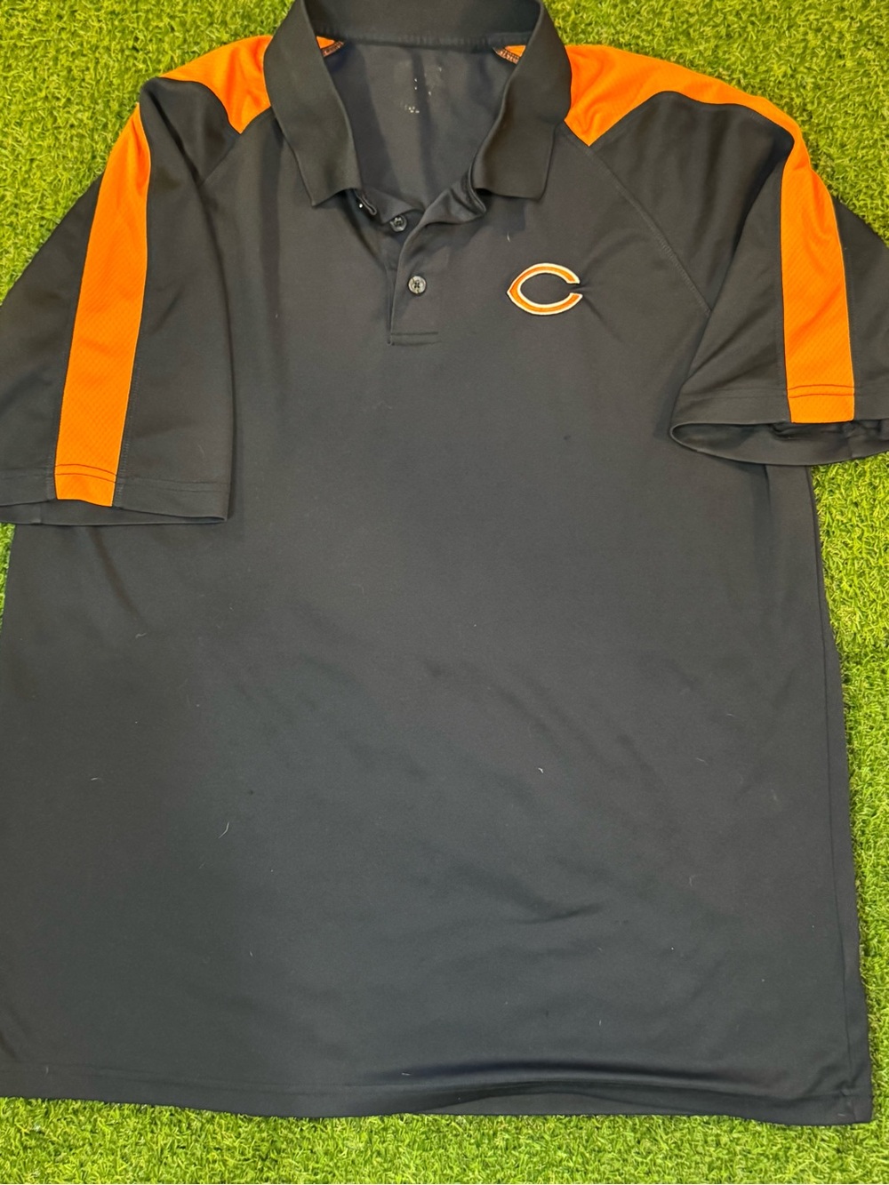 Chicago Bears Navy  & Orange Polo Shirt - XXL